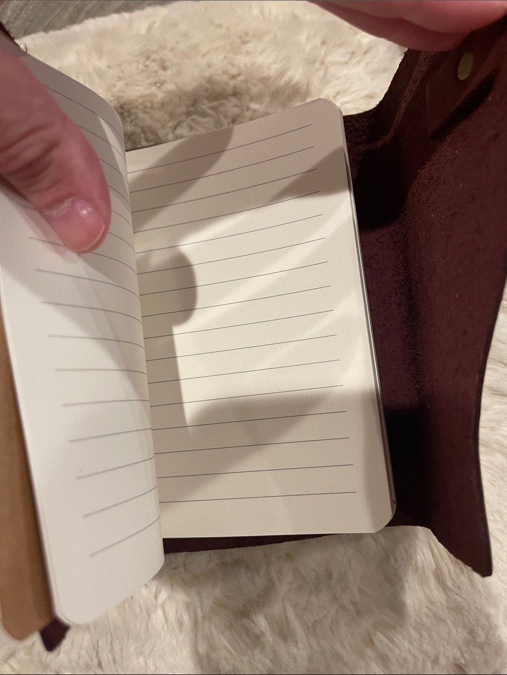 New Portland leather goods Merlot journal - Picture 5 of 5